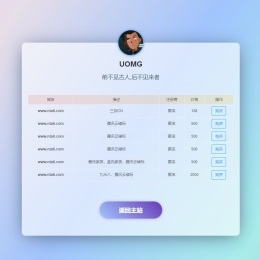 域名出售单页HTML模板源码